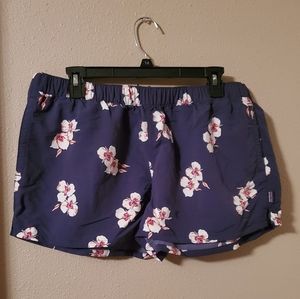 Patagonia Women's Blue Floral Shorts
